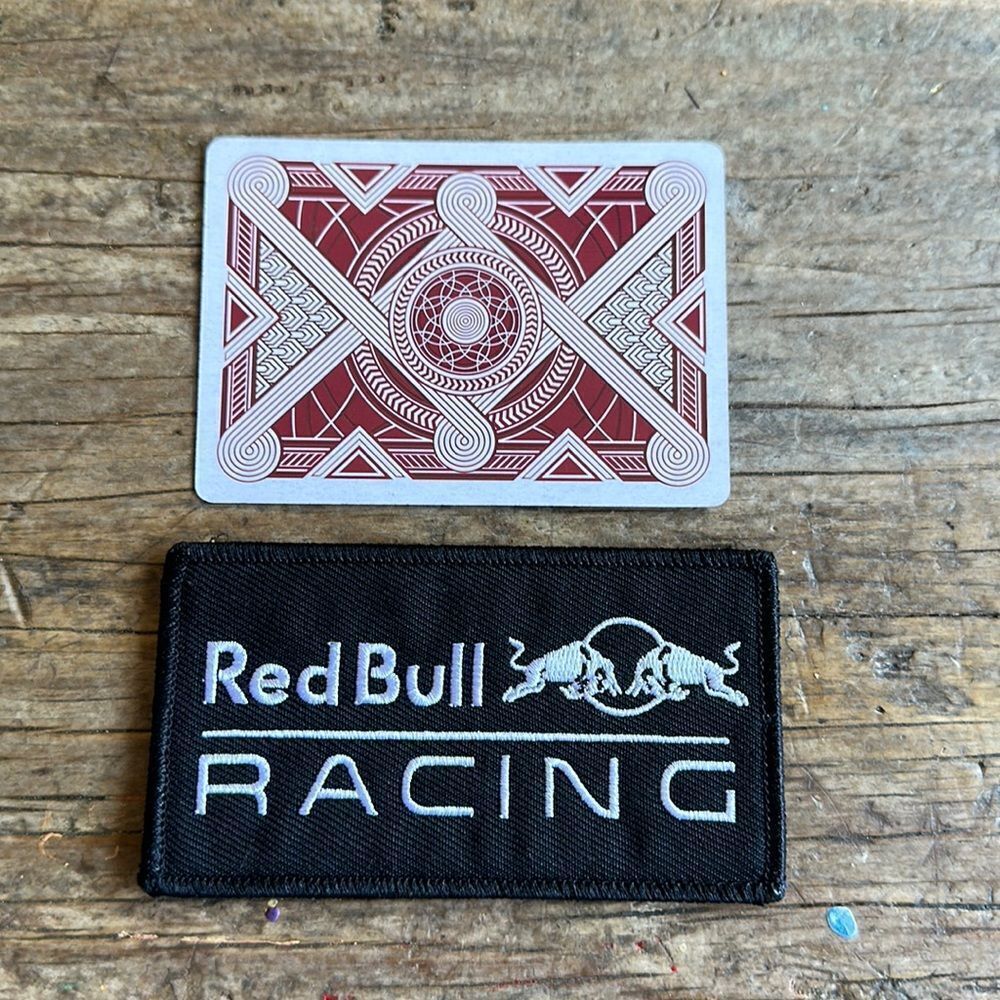 Red Bull Racing Black and White Sew on Patch